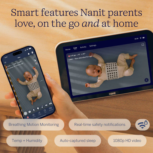 Nanit Pro Baby Monitor and Wall Mount