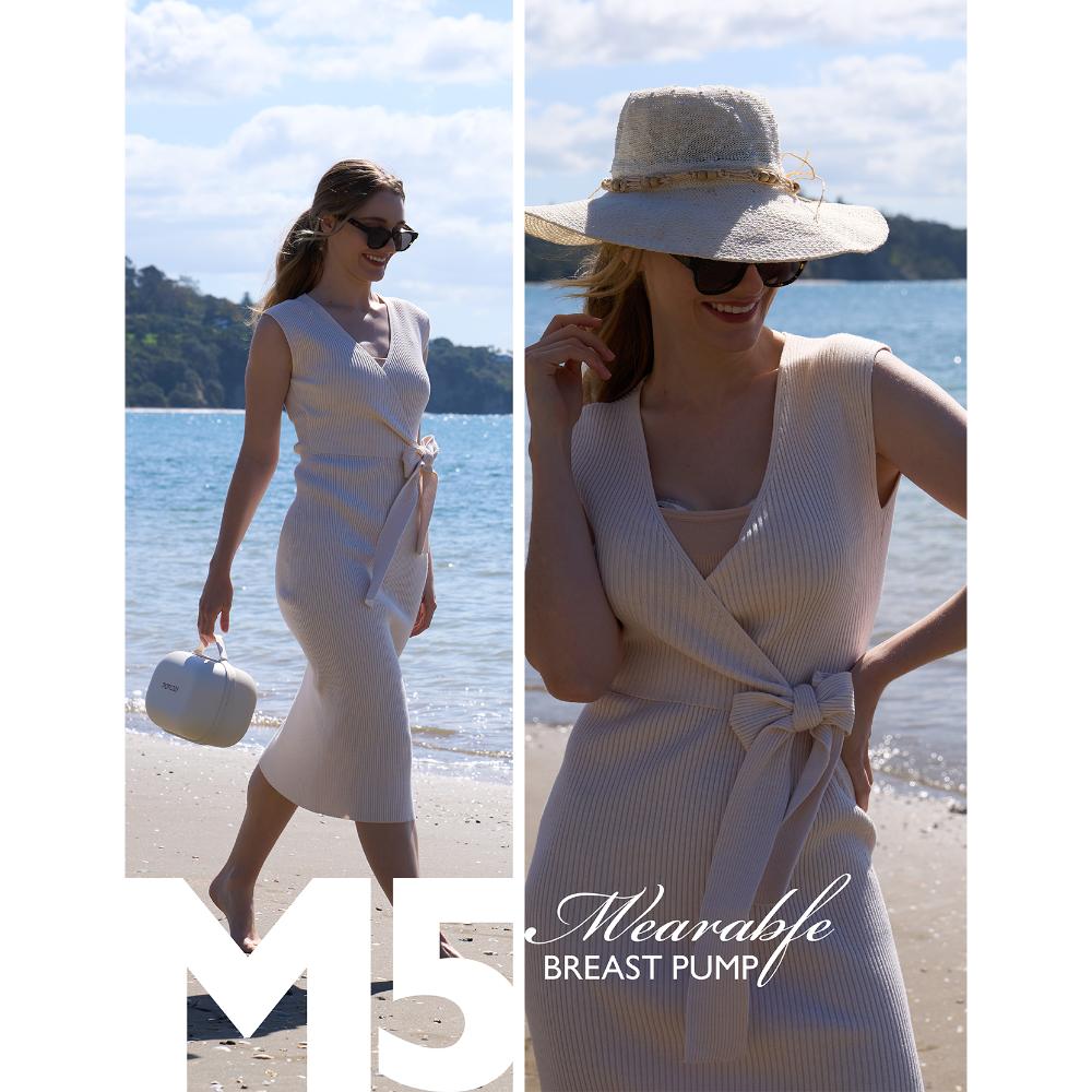 Momcozy M5 Breast Pump Double Grey