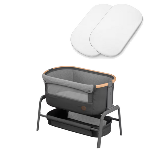 Maxi-Cosi Iora Bedside Crib Bundle with Bedsheets