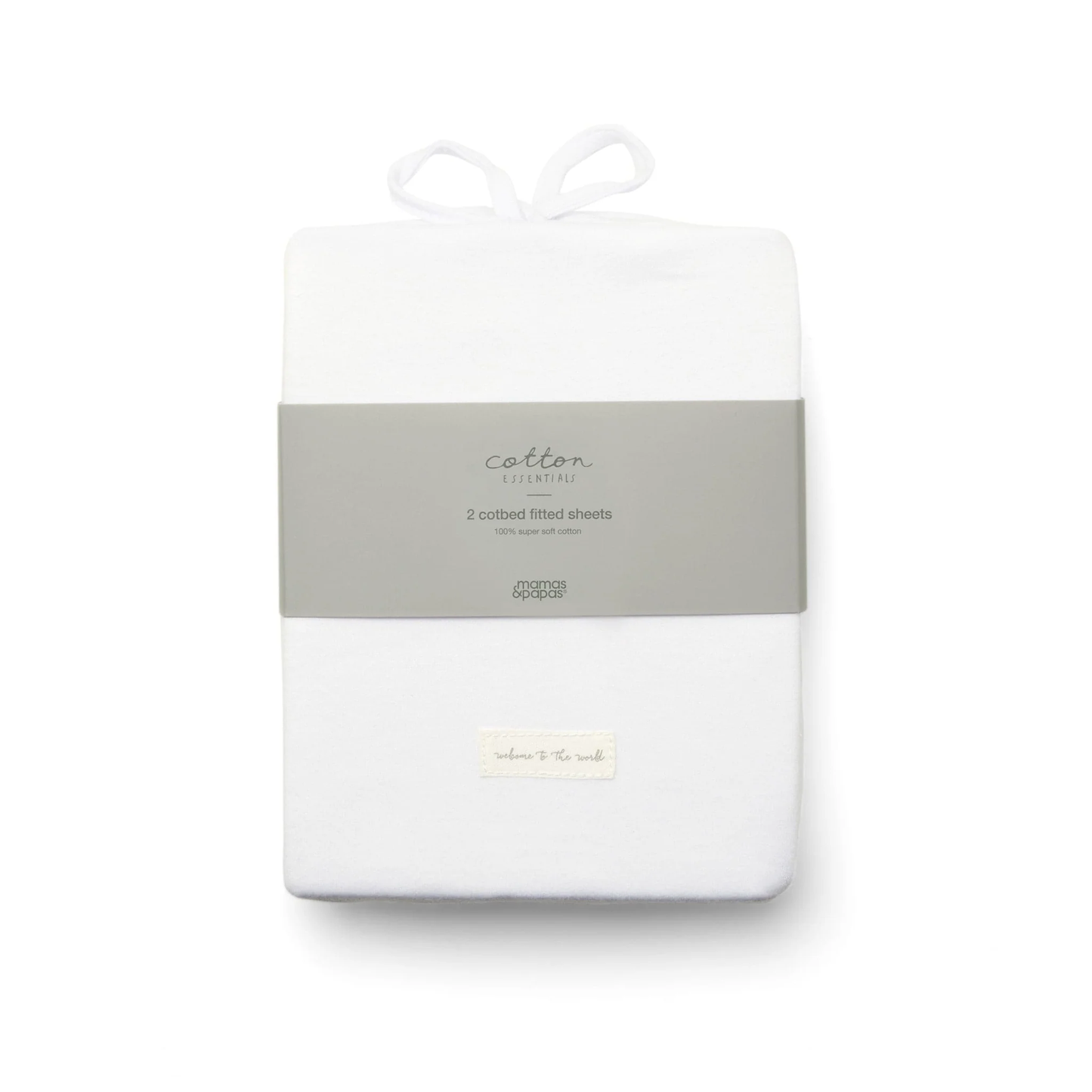 Mamas & Papas Cotbed Fitted Sheets (70x142cm) - 2 Pack