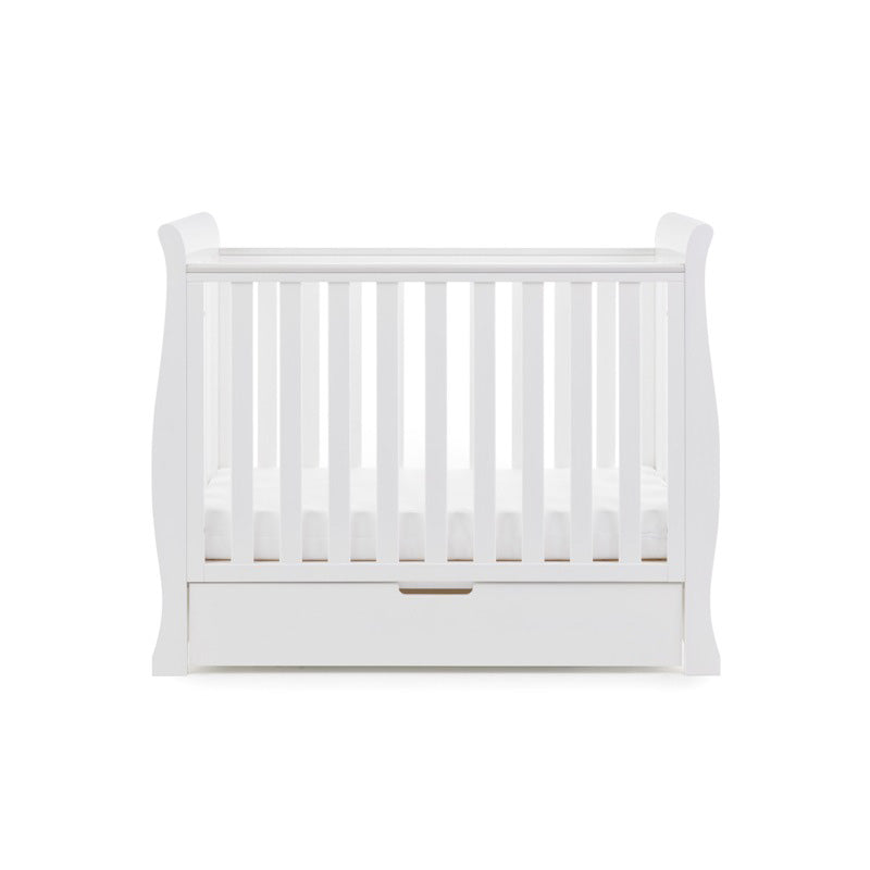 Obaby Stamford Space Saver 3 Piece Room Set with Cot Bed, Dresser Changer and Wardrobe