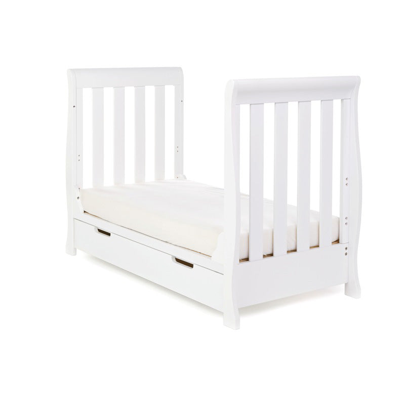 Obaby Stamford Mini 3 Piece Room Set with Cot Bed, Dresser Changer and Wardrobe
