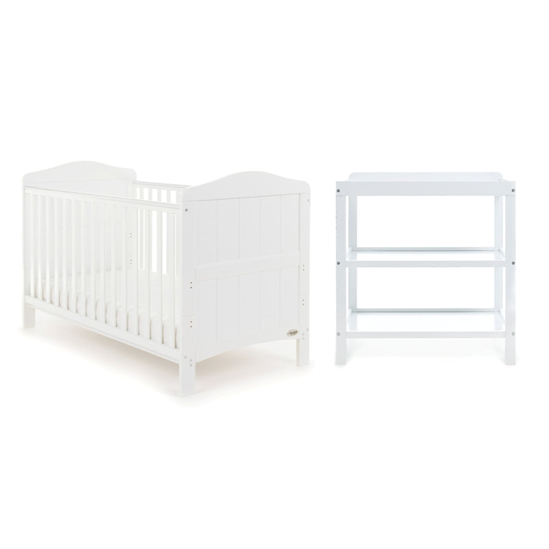 Obaby Whitby 2 Piece Room Set with Cot Bed and Changing Unit