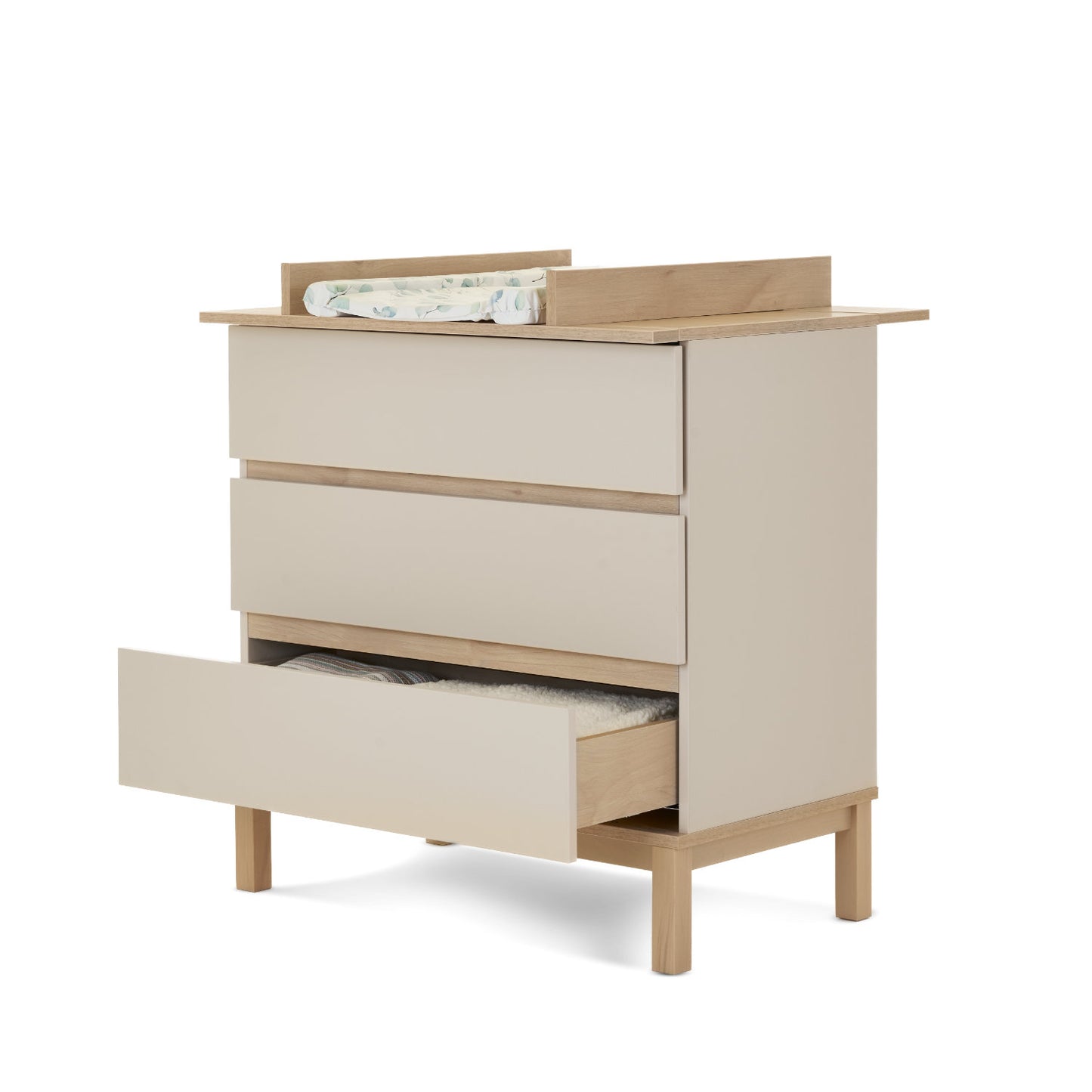 Obaby Astrid 2 Piece Room Set with Cot Bed and Dresser Changer