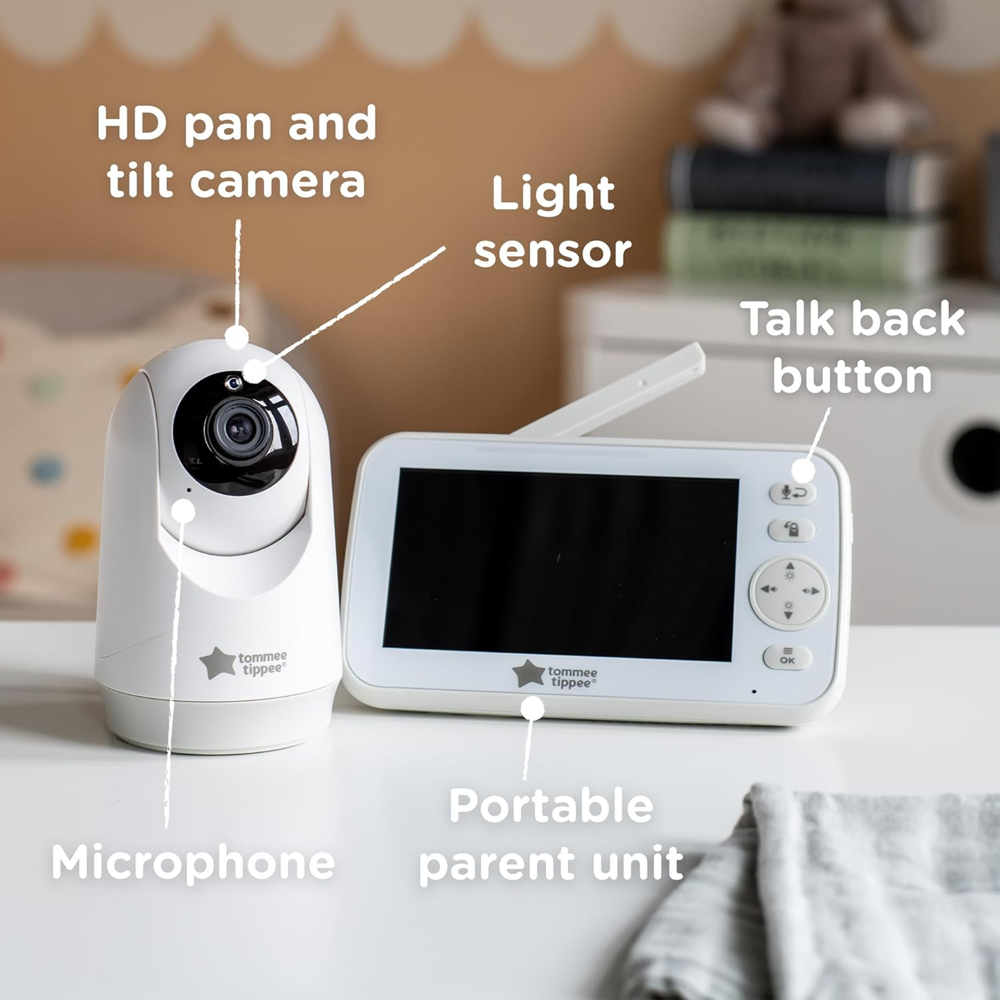 Tommee Tippee Dreamview Audio & HD Video Monitor