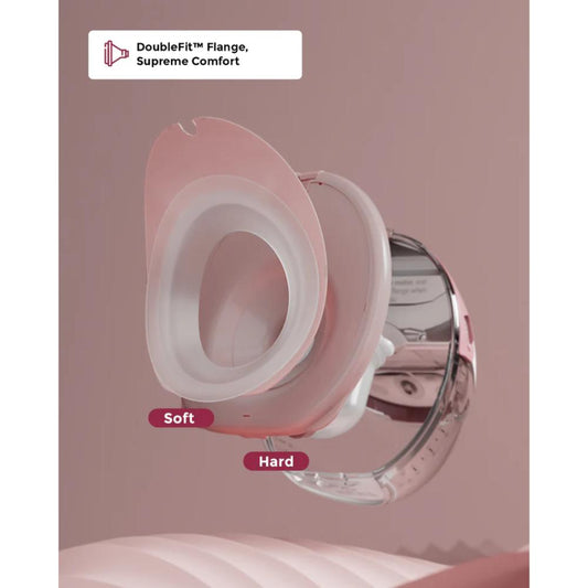 Momcozy M6 Mobile Breast Pump Double Maroon