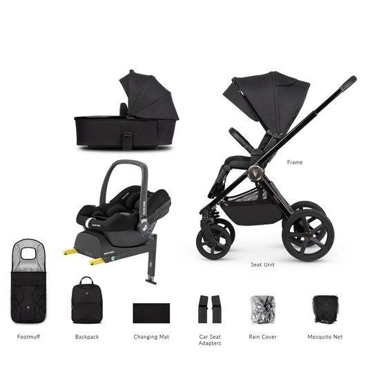 Venicci Upline 2 - 3 in 1 with Maxi Cosi CabrioFix and Base