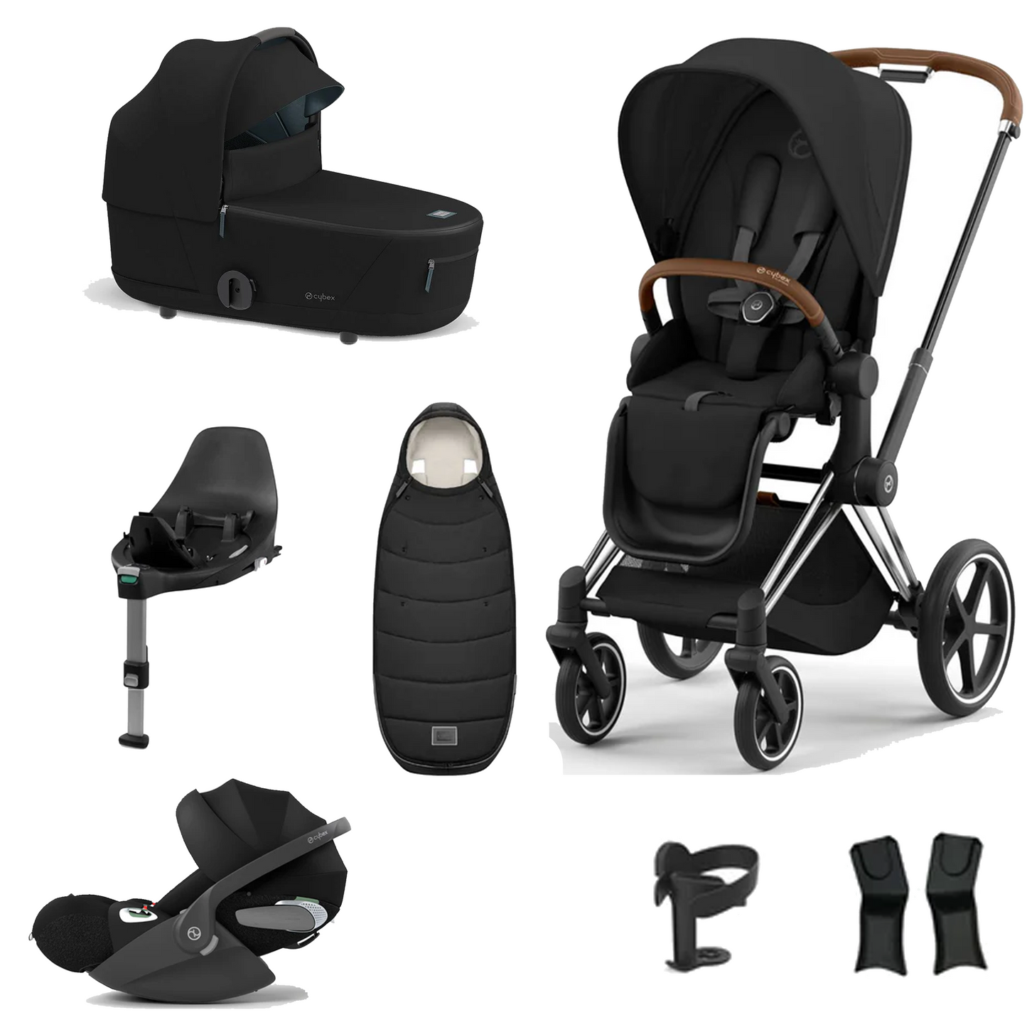 Cybex Priam Essentials Bundle with Cybex Cloud T and Base T