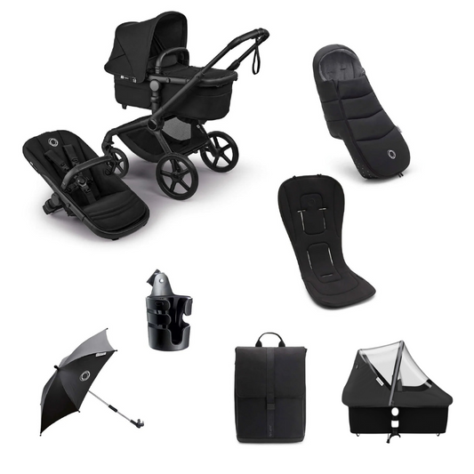 Bugaboo Fox 5 Renew Complete Pushchair Bundle- Heritage Black