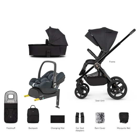 Venicci Upline 2 - 3 in 1 with Maxi Cosi CabrioFix and Base