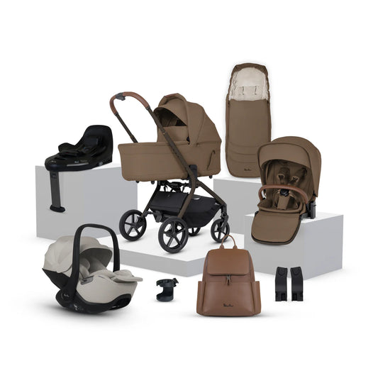 Silver Cross Breez Buggy with Silver Cross Glide 360 Car Seat and Base