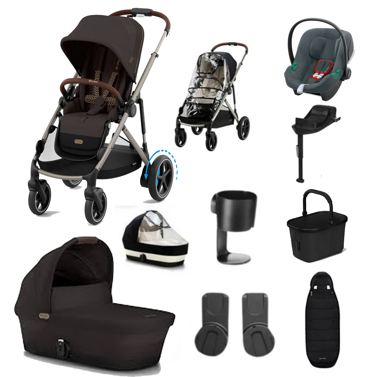 Cybex e-Gazelle S Bundle with Cybex Aton B2 & Base
