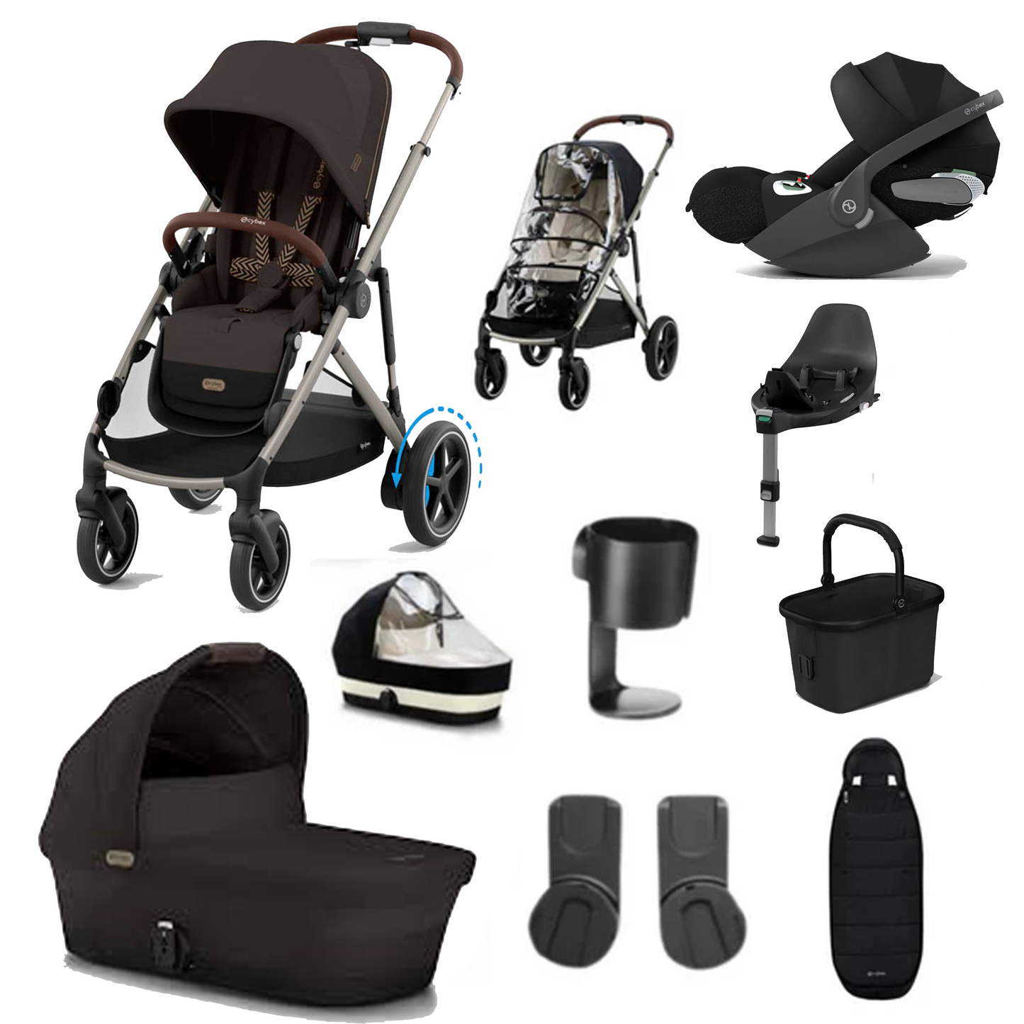 Cybex e-Gazelle S with Cloud T & Base T Bundle