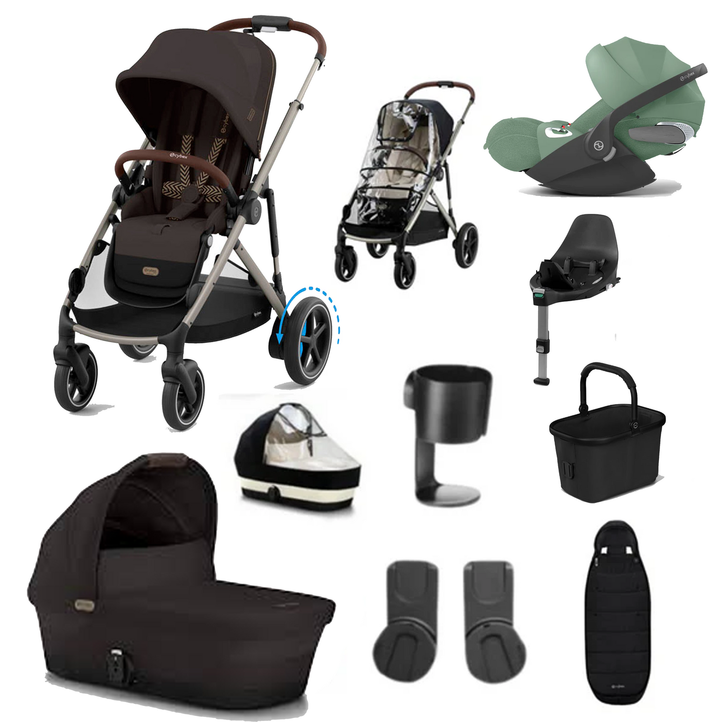 Cybex e-Gazelle S with Cloud T & Base T Bundle