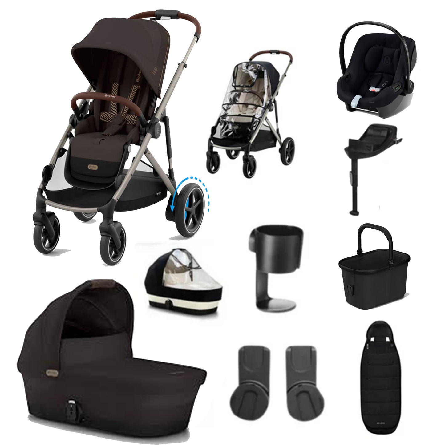 Cybex e-Gazelle S Bundle with Cybex Aton B2 & Base