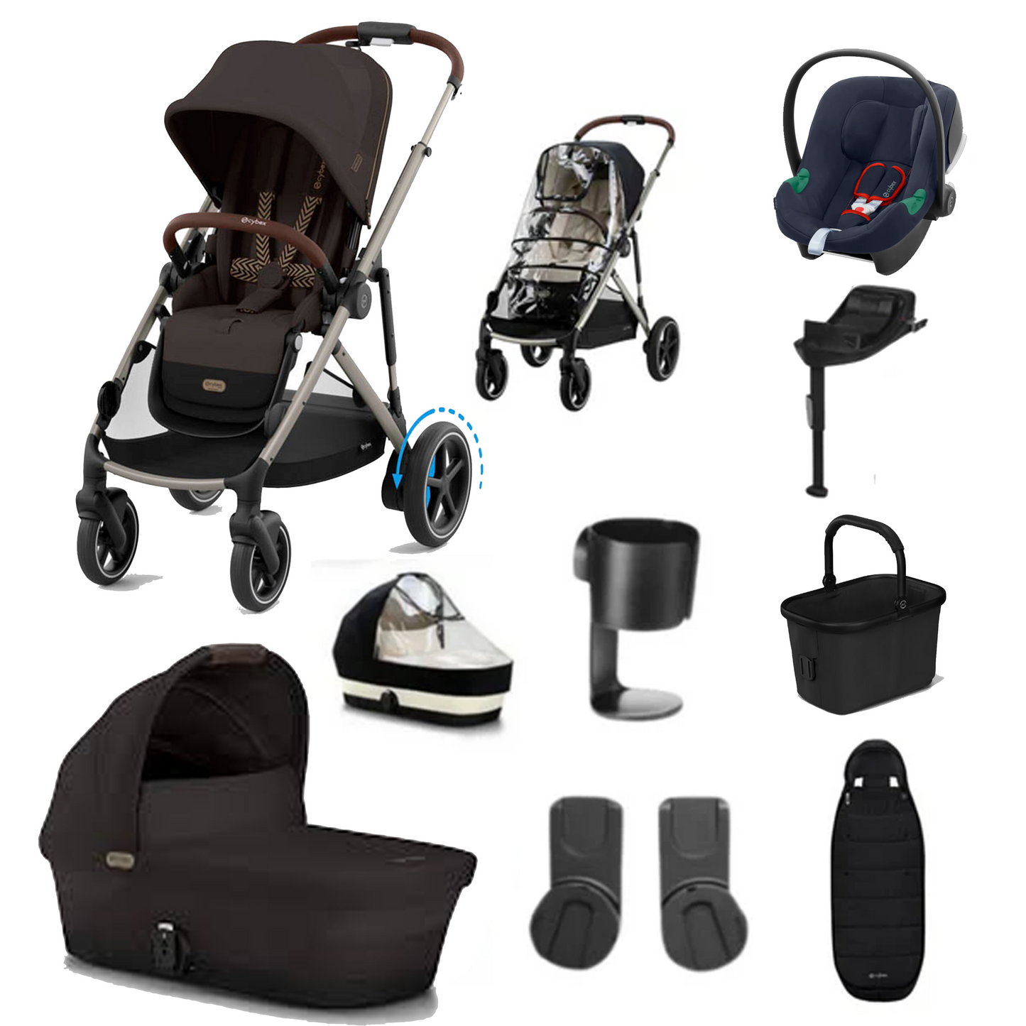 Cybex e-Gazelle S Bundle with Cybex Aton B2 & Base