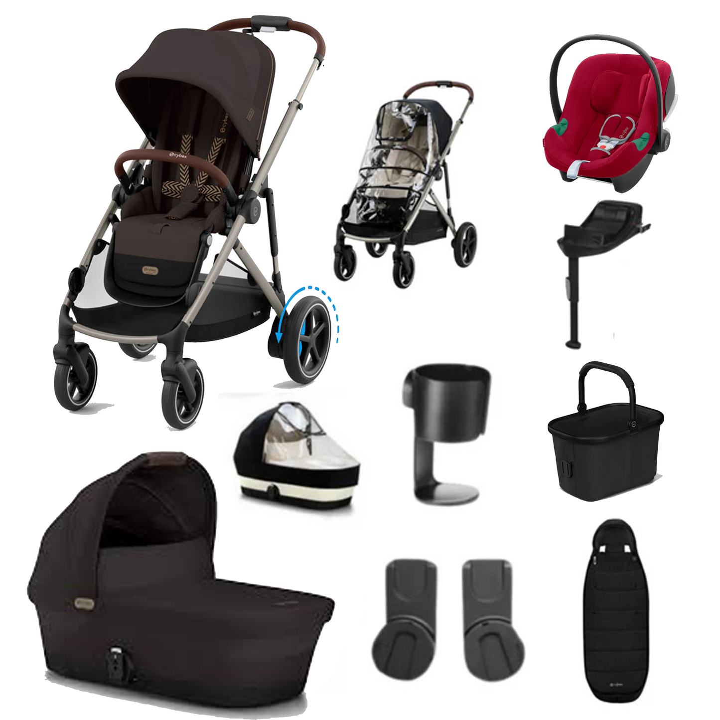 Cybex e-Gazelle S Bundle with Cybex Aton B2 & Base