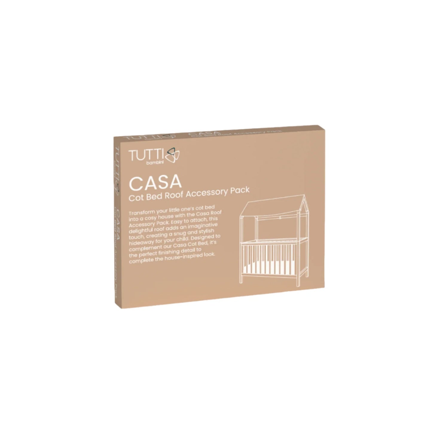 Tutti Bambini Casa Cot Bed Roof Accessory Pack