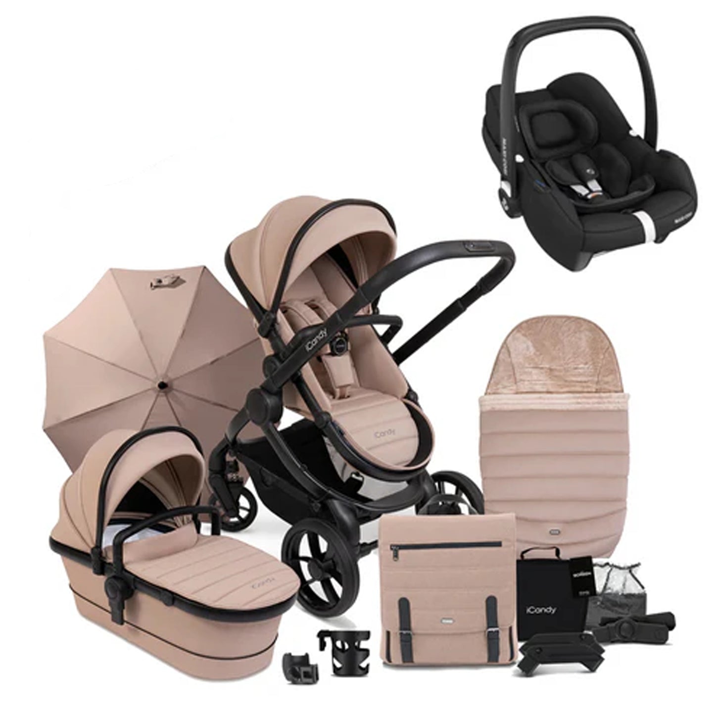 iCandy Peach 7 Complete Bundle with Maxicosi Cabriofix