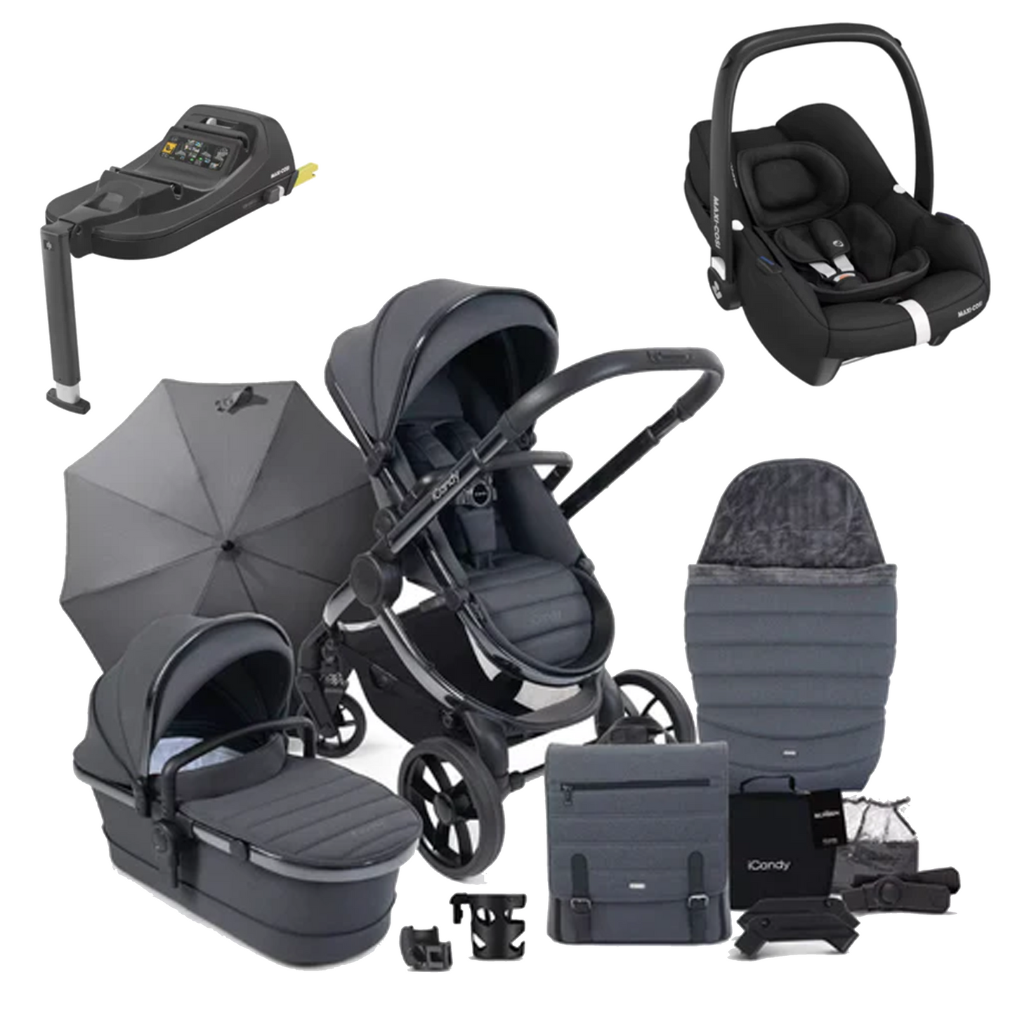 iCandy Peach 7 Complete Bundle with Maxicosi Cabriofix and Base