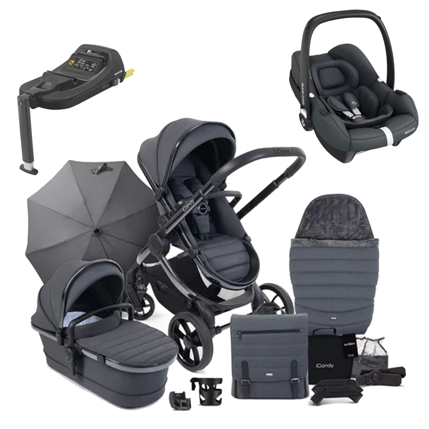 iCandy Peach 7 Complete Bundle with Maxicosi Cabriofix and Base