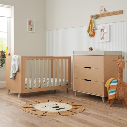 Tutti Bambini Fika Mini 2 Piece with Cot Bed and Dresser