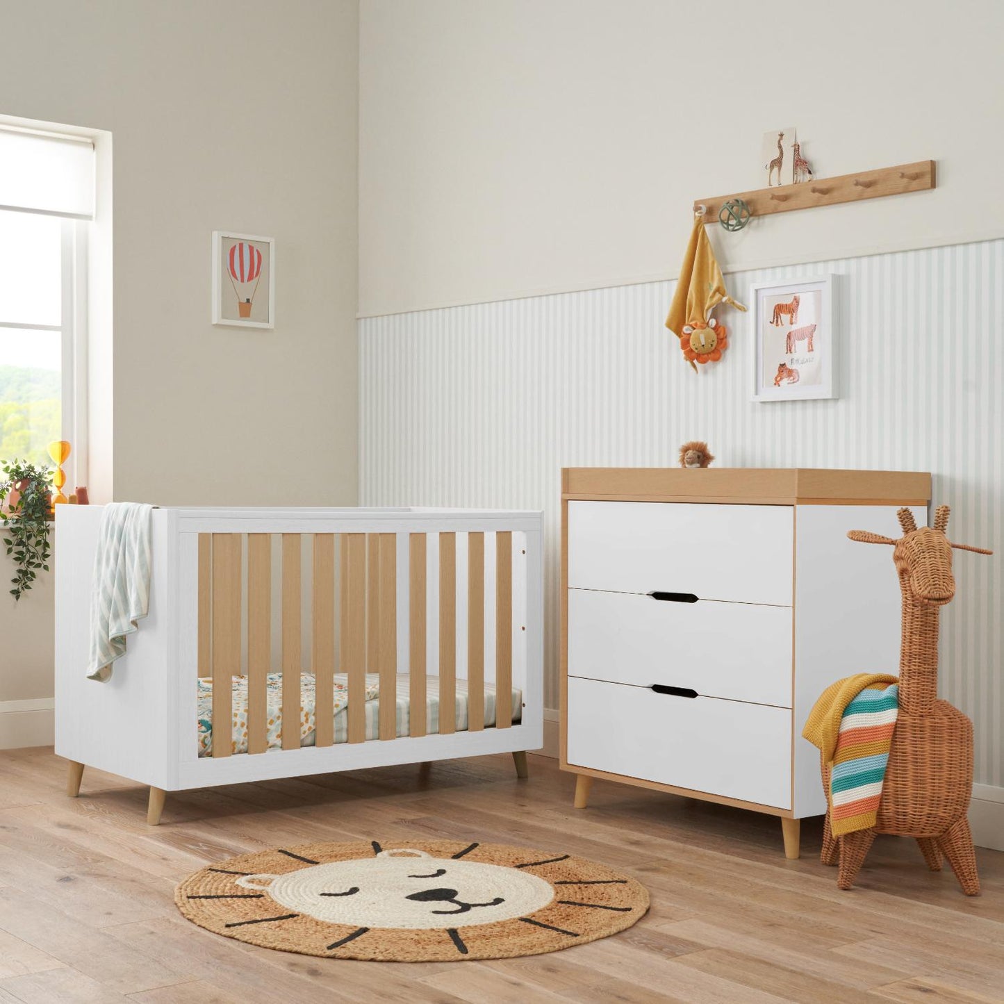 Tutti Bambini Fika Mini 2 Piece with Cot Bed and Dresser