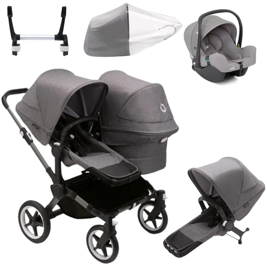 Bugaboo Donkey 5 Duo (Double) with Joie iSnug