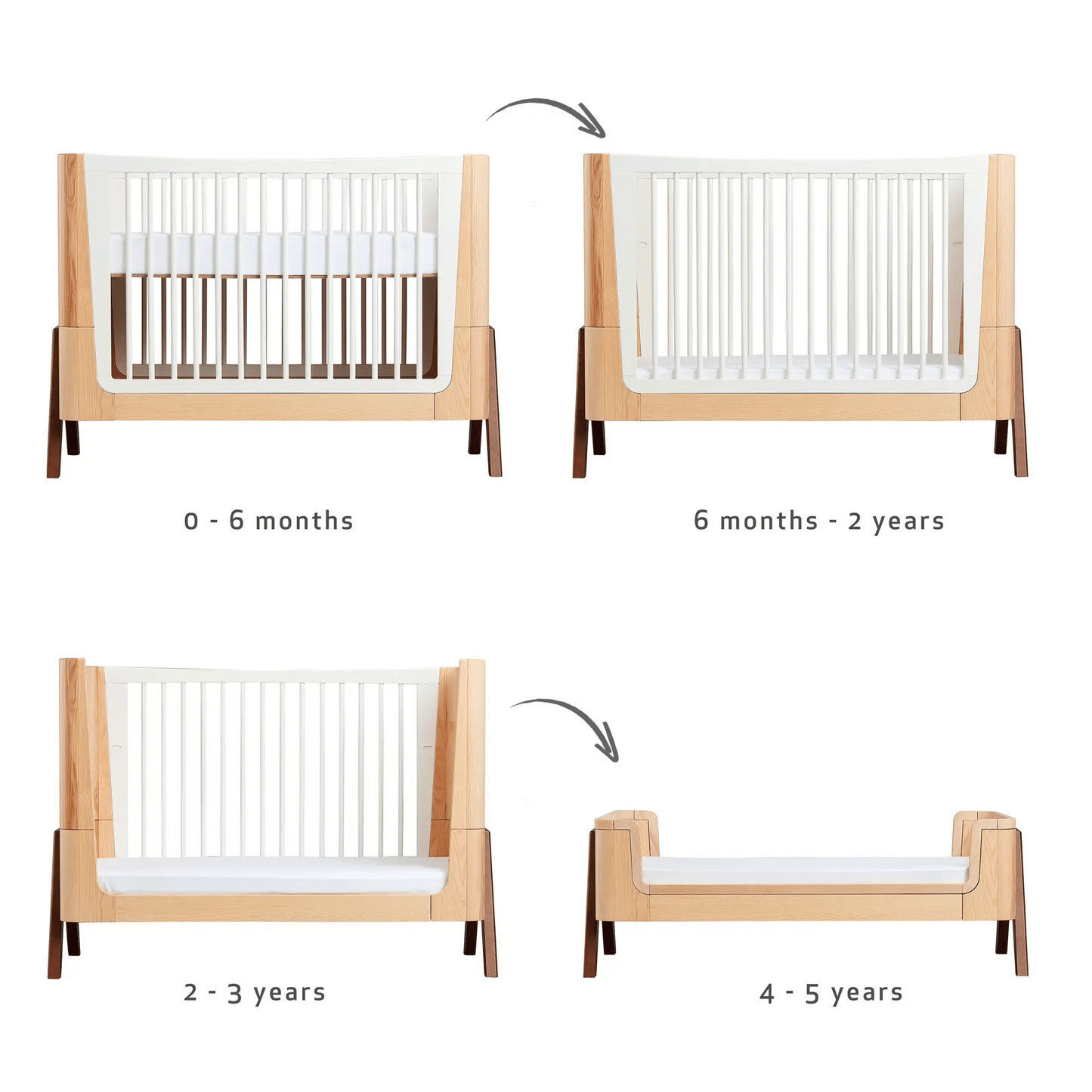 Gaia Baby Hera 2 Piece Set - Cot Bed & Dresser