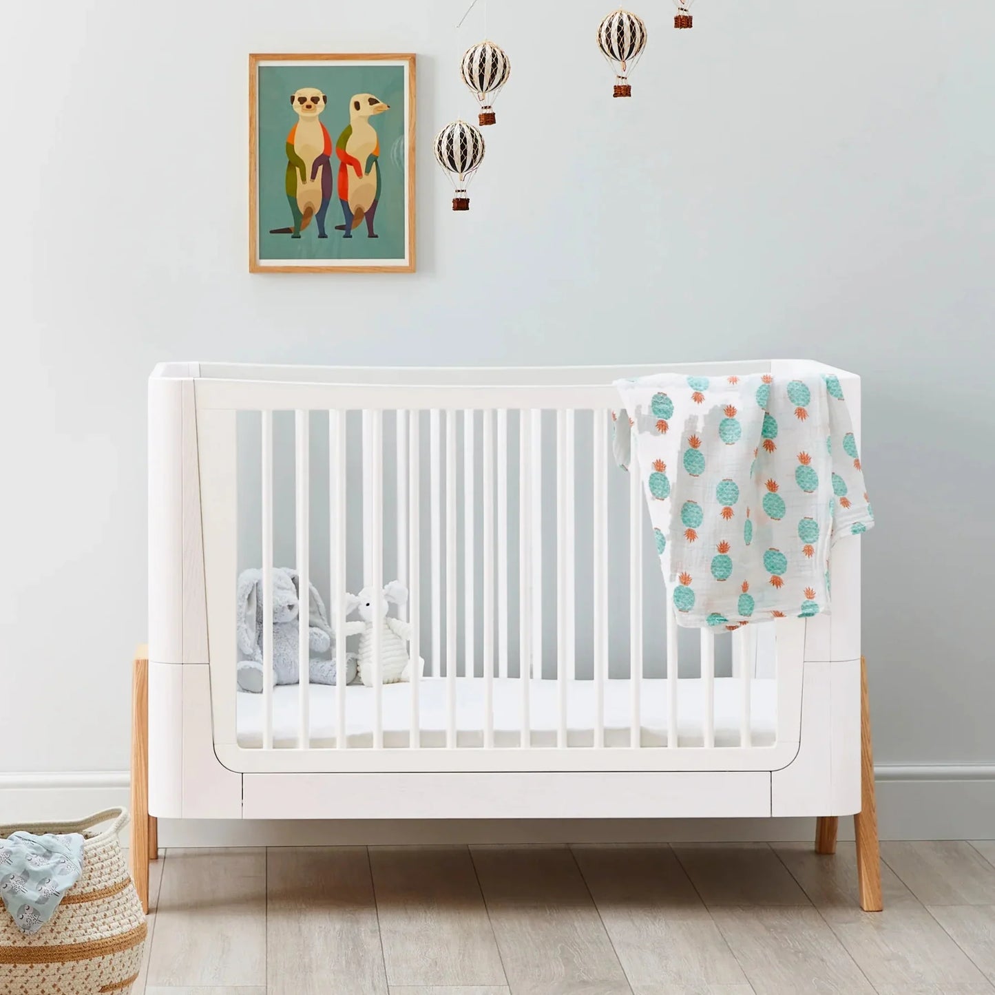Gaia Baby Hera 3pc Roomset - Cot Bed,Dresser & Wardrobe