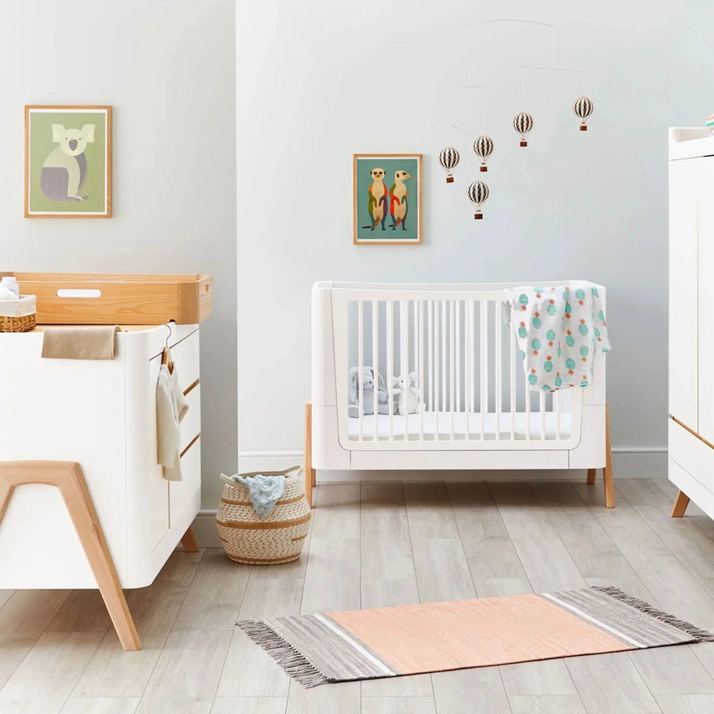 Gaia Baby Hera 2 Piece Set - Cot Bed & Dresser