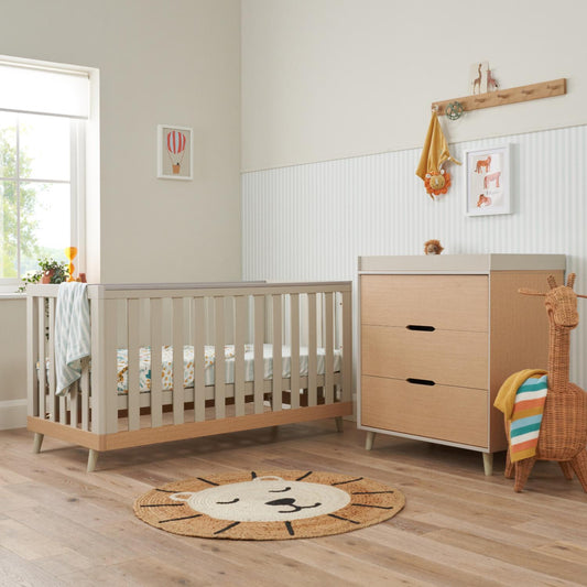 Tutti Bambini Hygge 2 Piece with Cot Bed and Dresser
