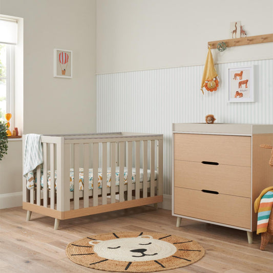 Tutti Bambini Hygge Mini 2 Piece with Cot Bed and Dresser