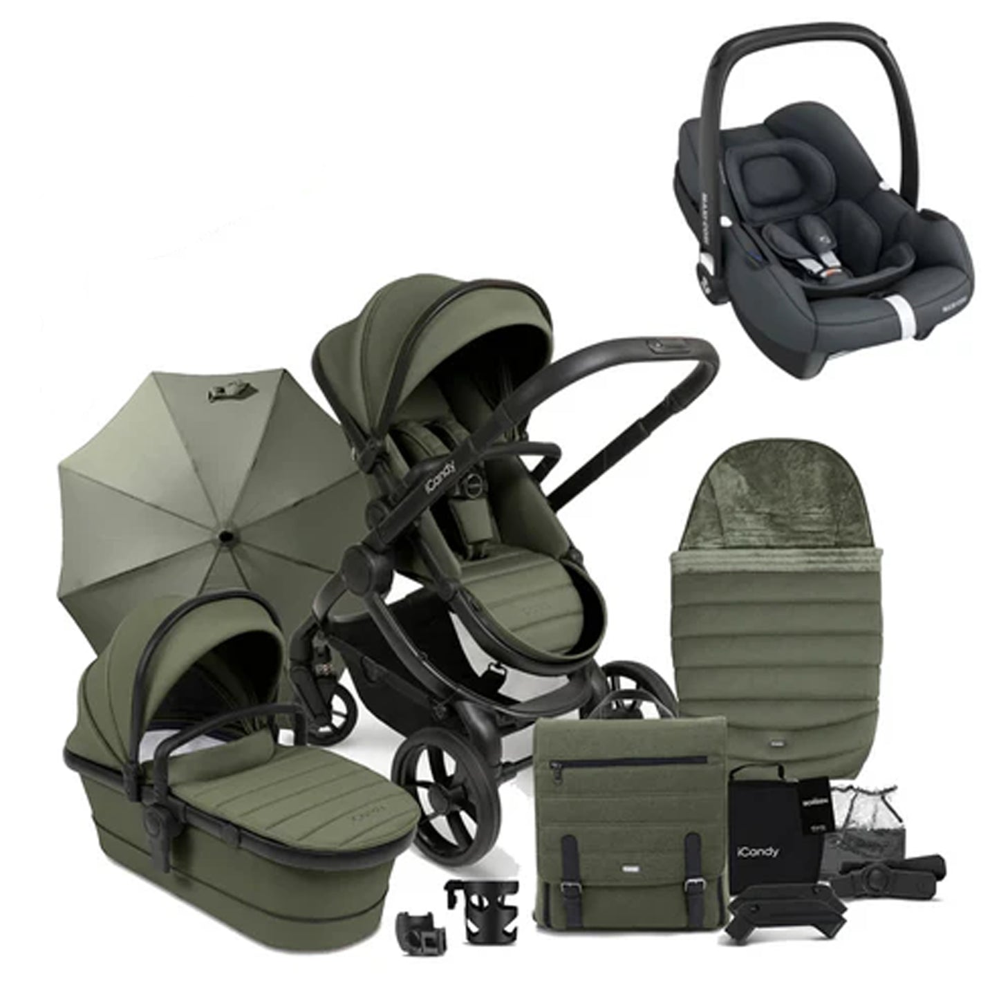 iCandy Peach 7 Complete Bundle with Maxicosi Cabriofix