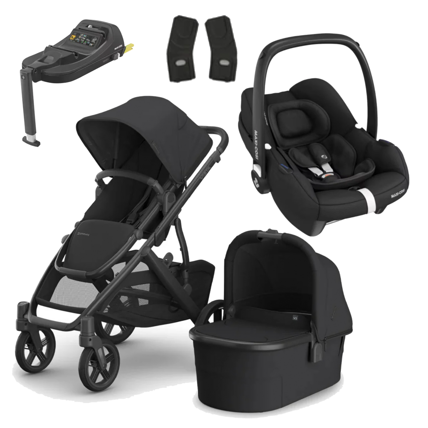 UPPAbaby Vista V3 Buggy with Maxi Cosi CabrioFix and Base