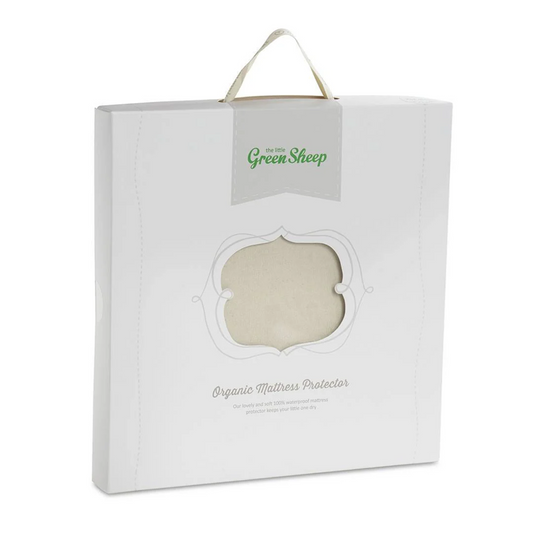 The Little Green Sheep Waterproof Moses Basket/Carrycot Mattress Protector - 30x70cm