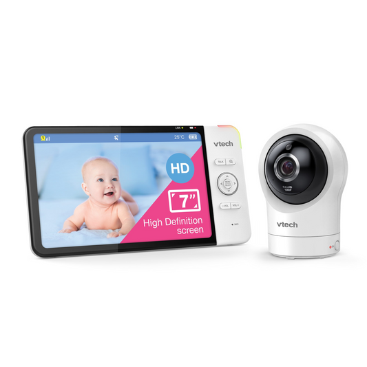 VTech 7-inch Smart Video Monitor with Wifi, Pan & Tilt - RM7766HD