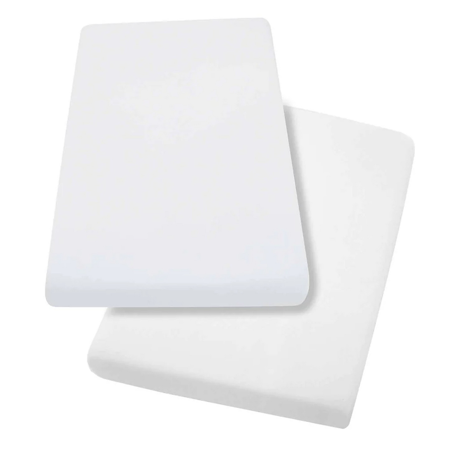 Clevamama Jersey Cotton Fitted Sheets One Size Cot & Cot Bed - 2 Pack
