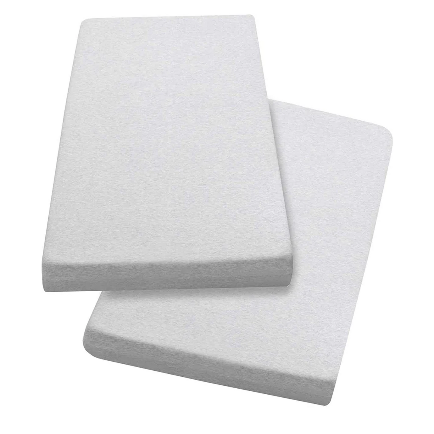 Clevamama Jersey Cotton Fitted Sheets One Size Cot & Cot Bed - 2 Pack