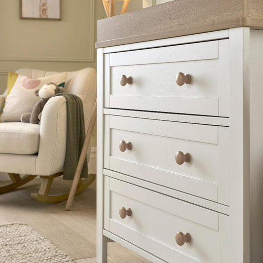 Mamas & Papas Wedmore 2 Piece Set with Cot Bed and Dresser Changer