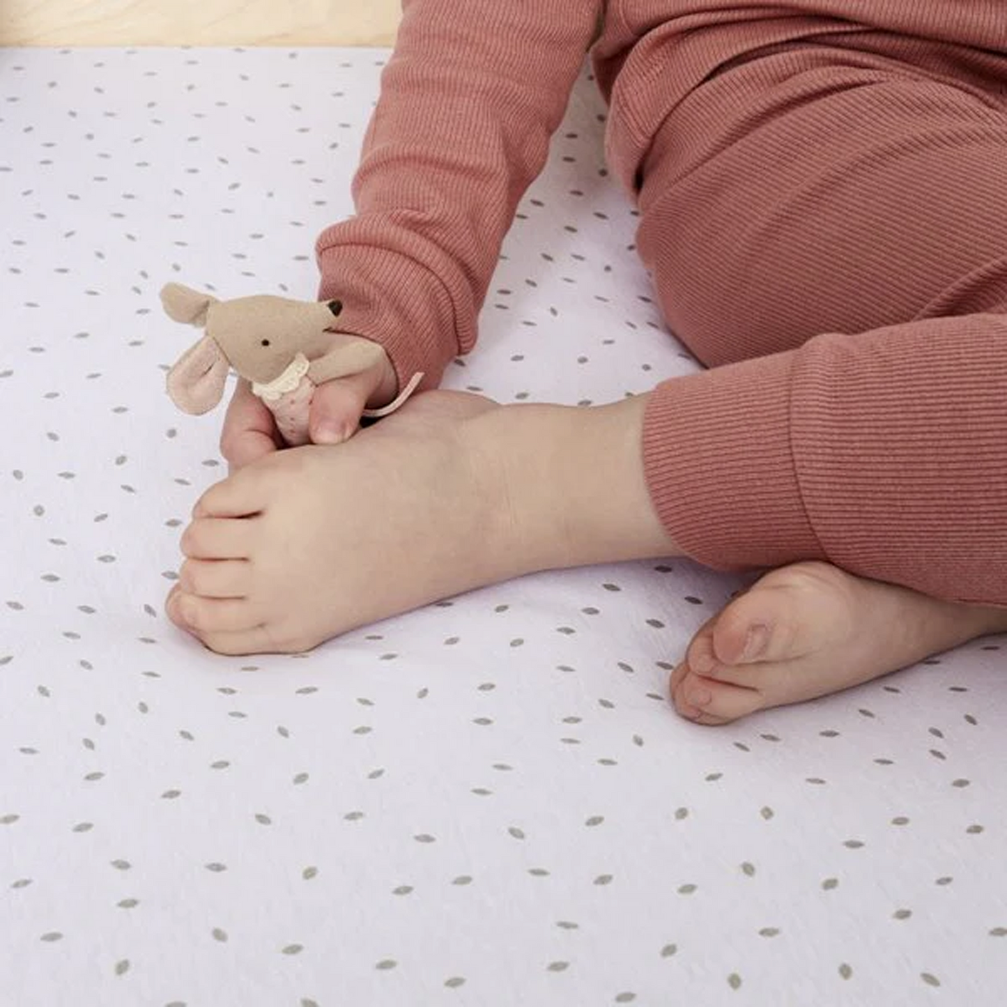 The Little Green Sheep Organic Cot & Cot Bed Fitted Sheet