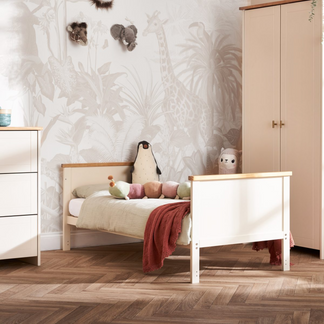Obaby Evie 3 Piece Range with Cot Bed, Dresser Changer and Wardrobe