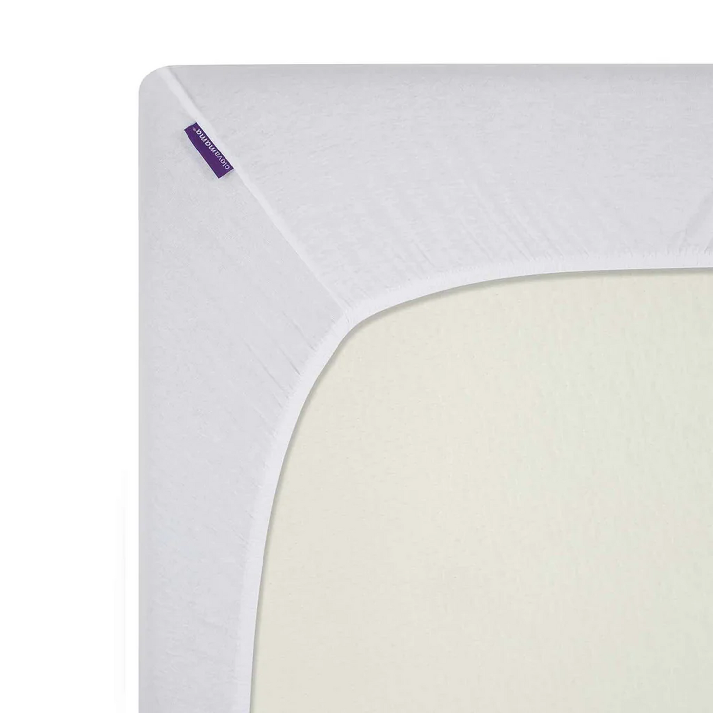 Clevamama Jersey Cotton Fitted Sheets One Size Cot & Cot Bed - 2 Pack
