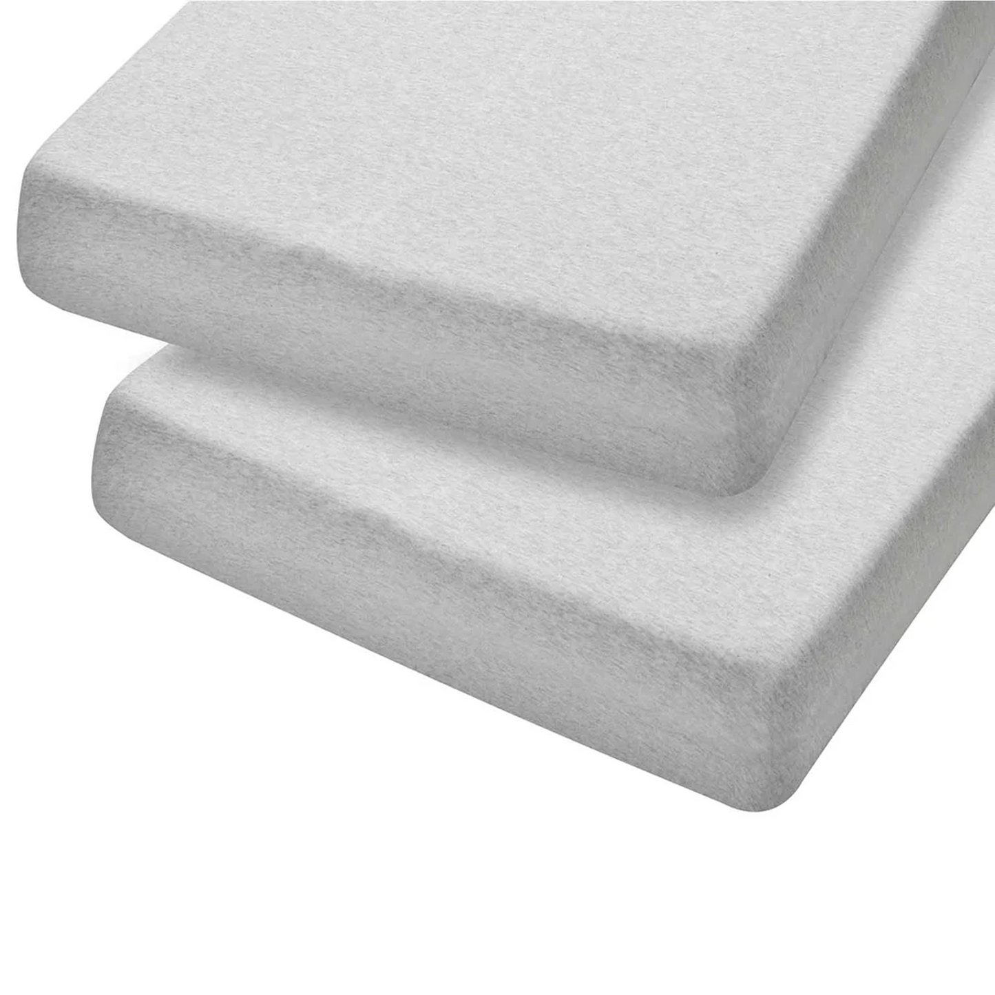 Clevamama Jersey Cotton Fitted Sheets One Size Cot & Cot Bed - 2 Pack