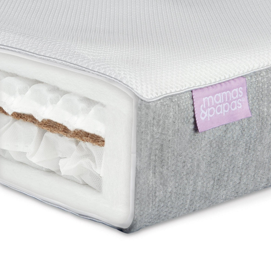 Mamas & Papas Luxury Twin Spring Cot Mattress - Medium