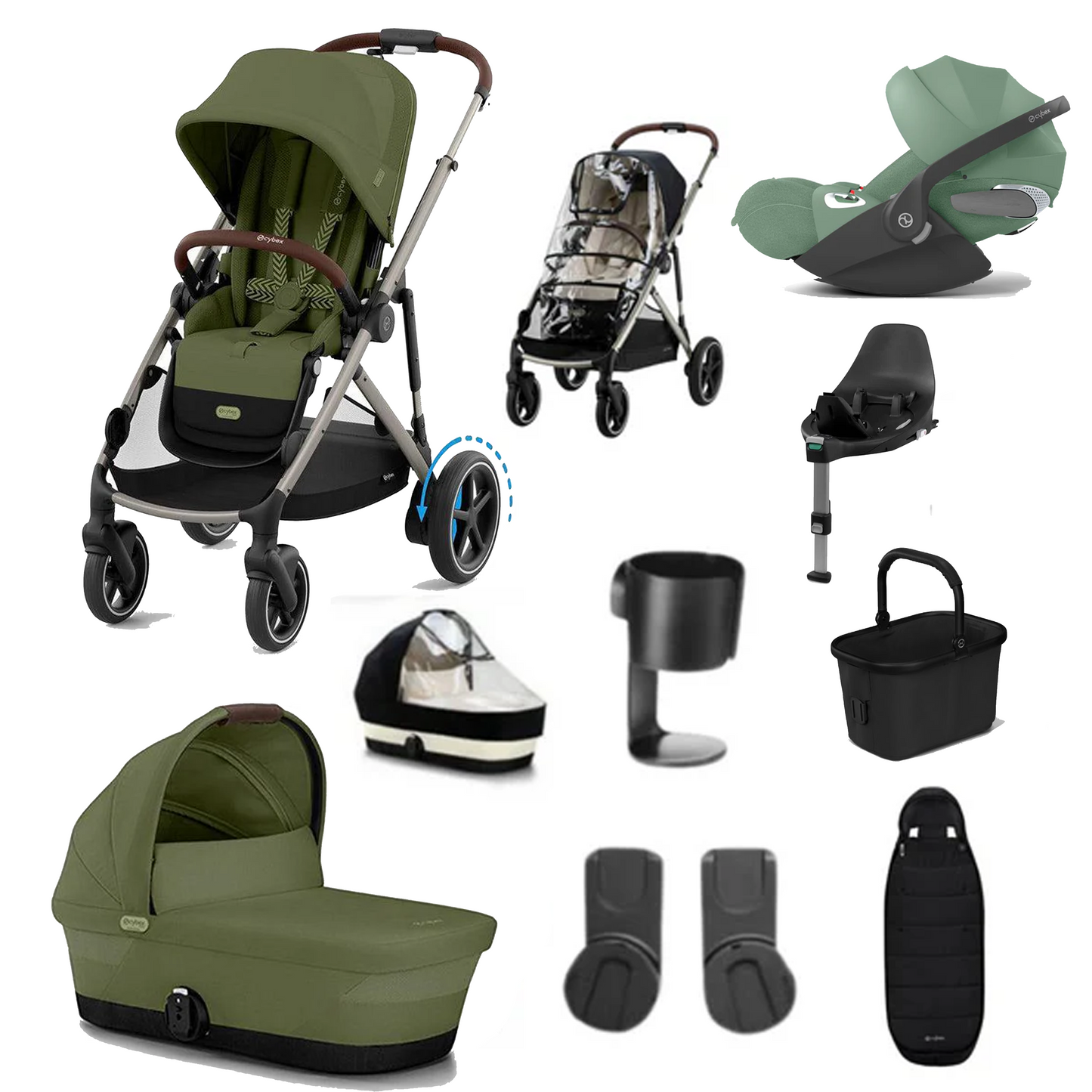 Cybex e-Gazelle S with Cloud T & Base T Bundle