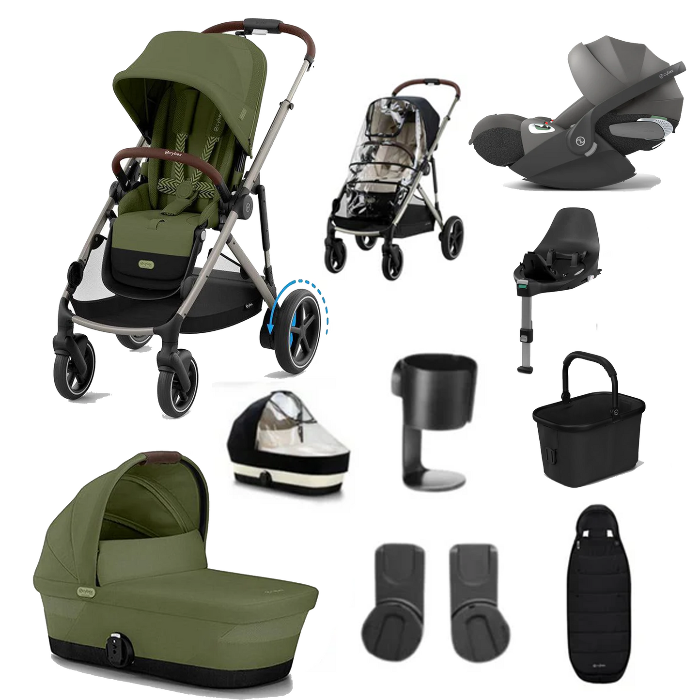 Cybex e-Gazelle S with Cloud T & Base T Bundle