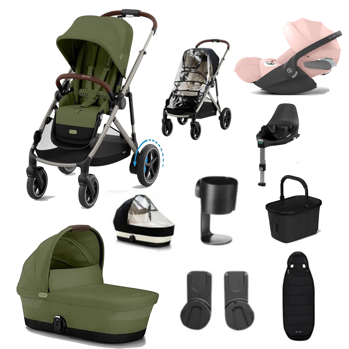 Cybex e-Gazelle S with Cloud T & Base T Bundle