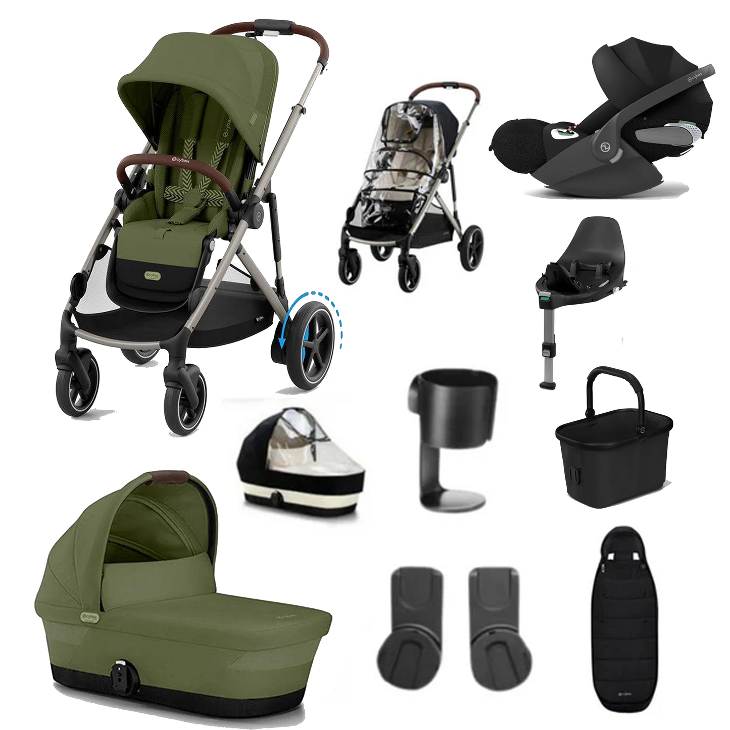 Cybex e-Gazelle S with Cloud T & Base T Bundle
