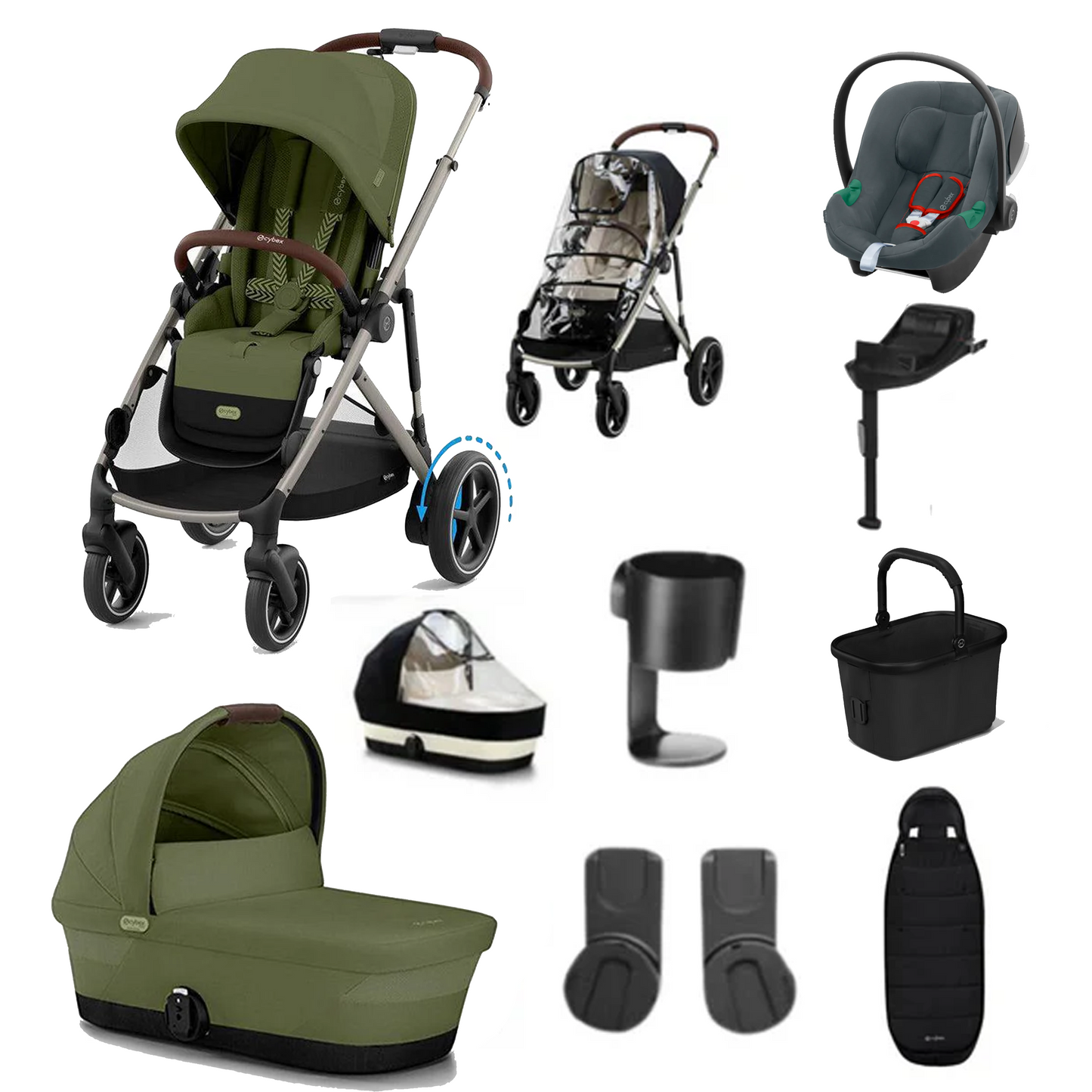 Cybex e-Gazelle S Bundle with Cybex Aton B2 & Base